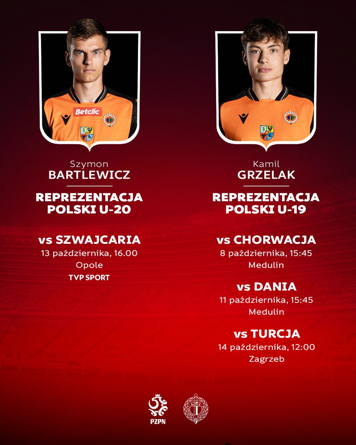 Z Głogowa do kadry! Dwóch piłkarzy Chrobrego z powołaniami Z Głogowa do kadry! Dwóch piłkarzy Chrobrego z powołaniami